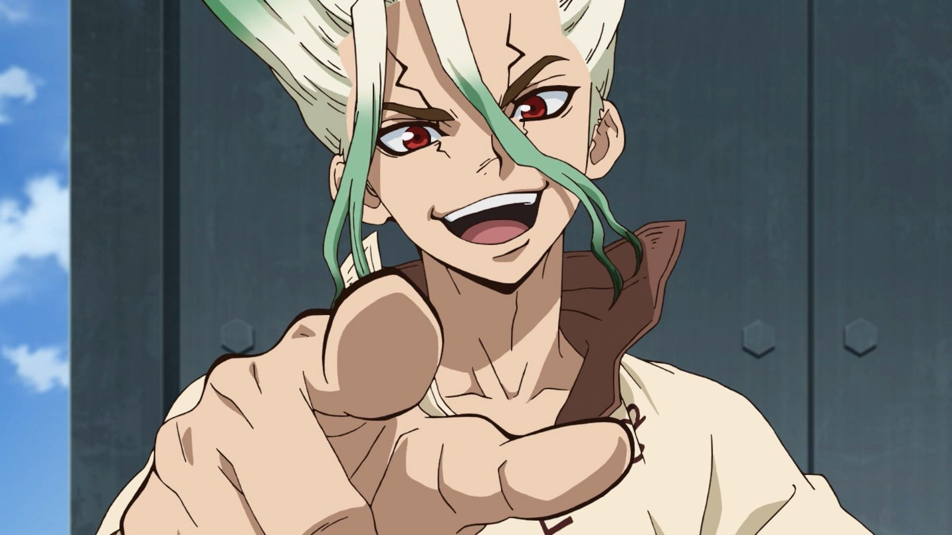 Senku Ishigami as seen in Dr. Stone: Science Future (Image via TMS Entertainment)